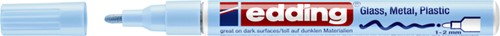 Viltstift edding 751 lak rond 1-2mm pastel blauw 1 Stuk