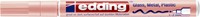 Paintmarker edding 751 oliebasis 1-2mm pastel roze 1 Stuk-2