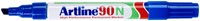 Viltstift Artline 90 schuin 2-5mm blauw 1 Stuk