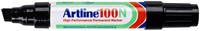 Viltstift Artline 100 schuin 7.5-12mm zwart 1 Stuk