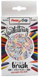 Brushpen Pentel SES15C Sign standaardkl ass 12 Stuk