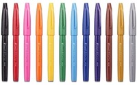 Brushpen Pentel SES15C Sign standaardkl ass 12 Stuk-3