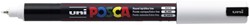 Paintmarker Uni POSCA PC1MR EF wit 1 Stuk