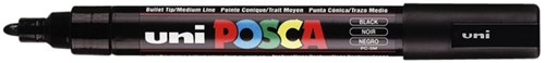 Verfstift Posca PC5M M zwart 1 Stuk