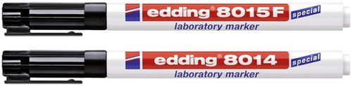 Viltstift edding 8014  lab rond 1mm zwart 1 Stuk-2