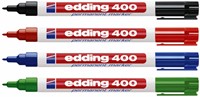 Viltstift edding 400 rond 1mm zwart 1 Stuk-2