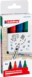 Whiteboardmarker edding 360 rond 1.5-3mm ass 4 Stuk