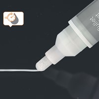 Viltstift Nobo glasbord wit 4 Stuk-2