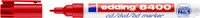 CD marker edding 8400 rond 0.5-1mm rood 1 Stuk