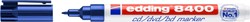 CD marker edding 8400 rond 0.5-1mm blauw 1 Stuk