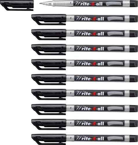 Viltstift STABILO Write-4-all 156/46 F zwart 1 Stuk-2