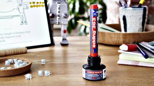 Whiteboardmarker edding 363 schuin 1-5mm blauw 1 Stuk-1