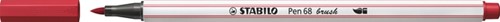 Brushstift STABILO Pen 68/50 donkerrood 1 Stuk