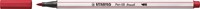 Brushstift STABILO Pen 68/50 donkerrood 1 Stuk