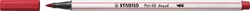 Brushstift STABILO Pen 68/50 donkerrood 1 Stuk