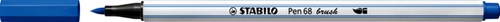 Brushstift STABILO Pen 68/41 donkerblauw 1 Stuk