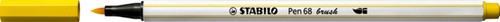 Brushstift STABILO Pen 68/44 geel 1 Stuk