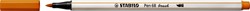 Brushstift STABILO Pen 68/54 oranje 1 Stuk