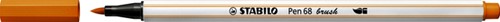 Brushstift STABILO Pen 68/54 oranje 1 Stuk