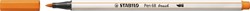 Brushstift STABILO Pen 68/54 oranje 1 Stuk