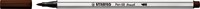 Brushstift STABILO Pen 68/45 bruin 1 Stuk