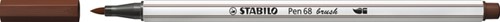 Brushstift STABILO Pen 68/45 bruin 1 Stuk