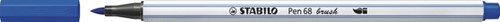 Brushstift STABILO Pen 68/32 ultramarijnblauw 1 Stuk