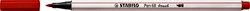Brushstift STABILO Pen 68/48 karmijnrood 1 Stuk