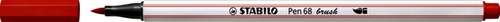 Brushstift STABILO Pen 68/48 karmijnrood 1 Stuk