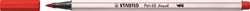 Brushstift STABILO Pen 68/48 karmijnrood 1 Stuk
