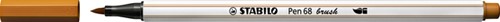 Brushstift STABILO Pen 68/89 donker oker 1 Stuk