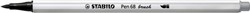 Brushstift STABILO Pen 68/95 koudgrijs 1 Stuk