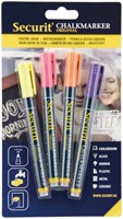 Krijtstift Securit SMA-100 rond 1-2mm gl or rd ps 4 Stuk
