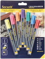 Krijtstift Securit SMA-100 rond ass 1-2mm 7st ass 7 Stuk