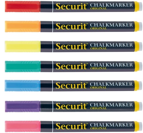 Krijtstift Securit SMA-100 rond ass 1-2mm 7st ass 7 Stuk-3