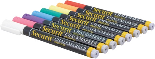 Krijtstift Securit SMA-100 rond ass 1-2mm 7st ass 7 Stuk-2