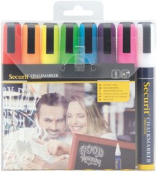 Krijtstift Securit SMA-510 schuin 2-6mm ass 8 Stuk