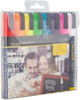 Krijtstift Securit SMA-510 schuin 2-6mm ass 8 Stuk-2