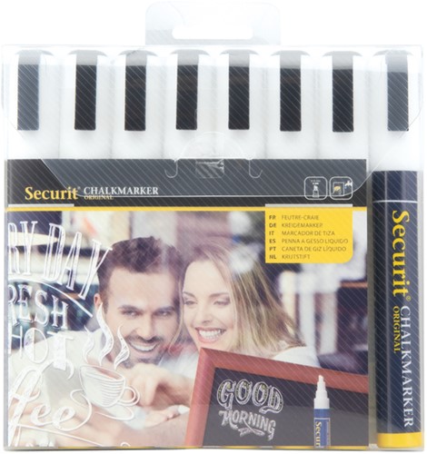 Krijtstift Securit SMA-510 schuin 2-6mm wt 8 Stuk