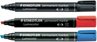 Viltstift Staedtler Lumocolor 350 schuin 2-5mm bl 1 Stuk-2