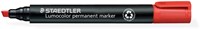 Viltstift Staedtler Lumocolor 350 schuin 2-5mm rd 1 Stuk