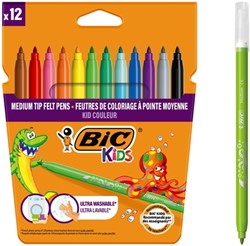 Kleurstift BicKids couleur M assorti 12 Stuk