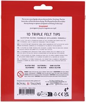 Viltstift Bruynzeel Kids Triple 10 kleuren 10 Stuk-3