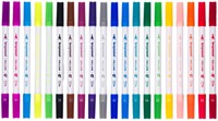 Viltstift Bruynzeel Kids Twin Point set 20 kleuren 20 Stuk-2