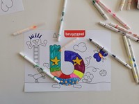 Viltstift Bruynzeel Kids Twin Point set 20 kleuren 20 Stuk-1