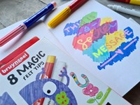 Viltstift Bruynzeel Kids Magic Point 8 kleuren 8 Stuk-1