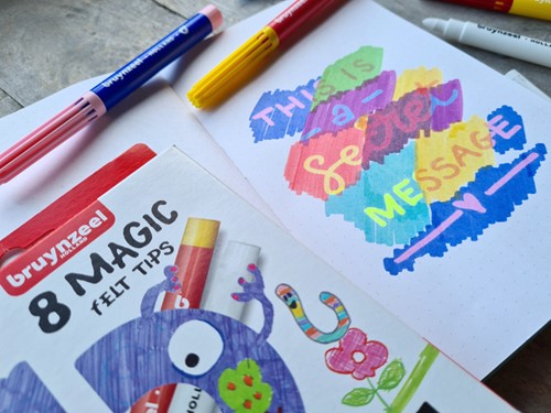 Viltstift Bruynzeel Kids Magic Point 8 kleuren 8 Stuk-1