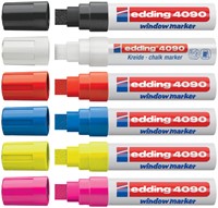 Krijtstift edding 4090 window blok 4-15mm zwart 1 Stuk-1