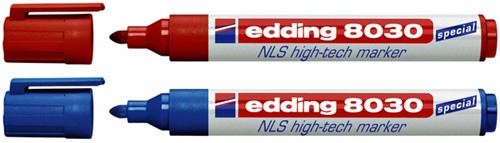 Viltstift edding 8030 NLS high-tech 1.5-3mm blauw 1 Stuk-2