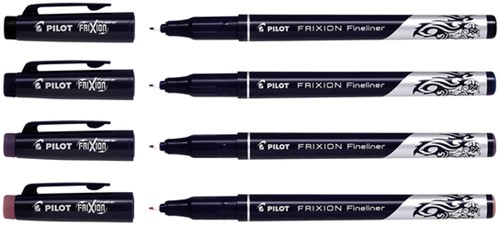 Fineliner PILOT friXion SW-FF F zwart 1 Stuk-1